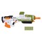 NERF Halo MA40 Motorized Dart Blaster - Includes Removable 10-Dart Clip, 10 Official Elite Darts, and Attachable Rail Riser